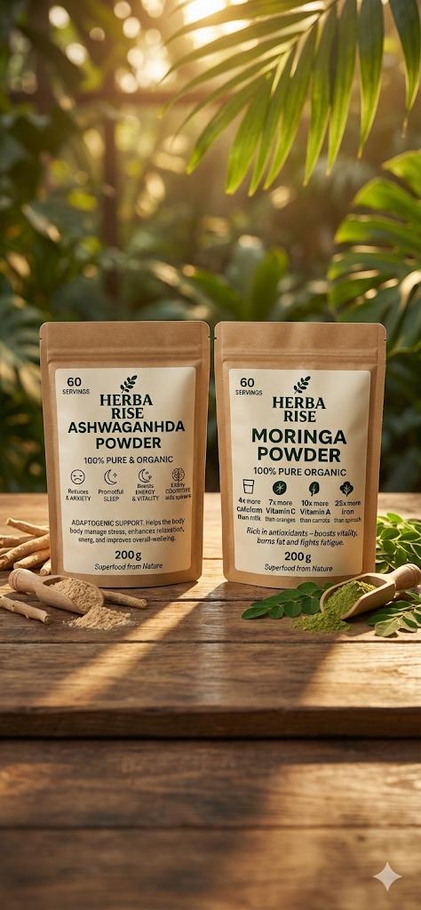 Moringa + Ashwagandha Wellness Pack